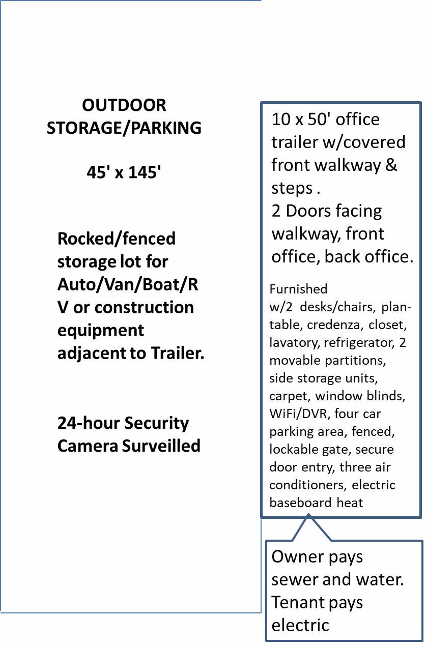 Office Trailer Storage