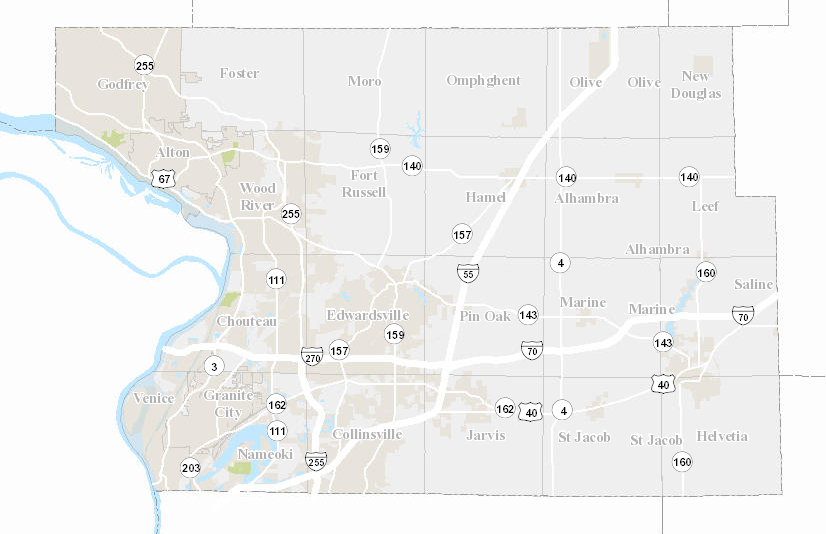 Madison Scounty school Map